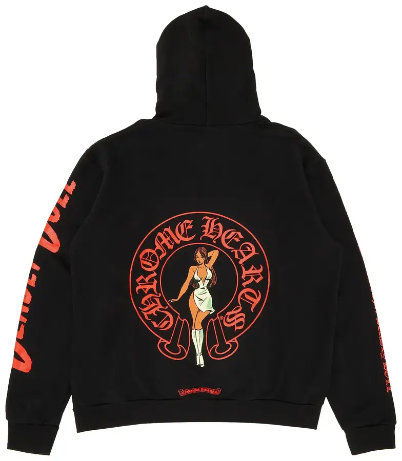 chrome hearts deadly doll hoodie