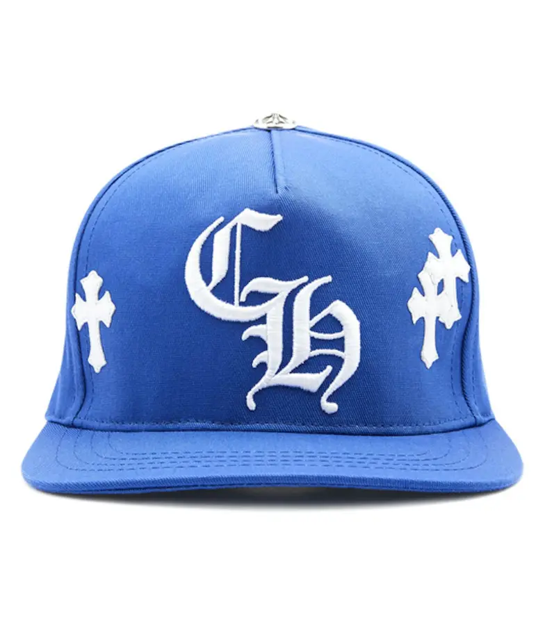 Blue-Chrome-Hearts-Hat Blue Chrome Hearts Hat