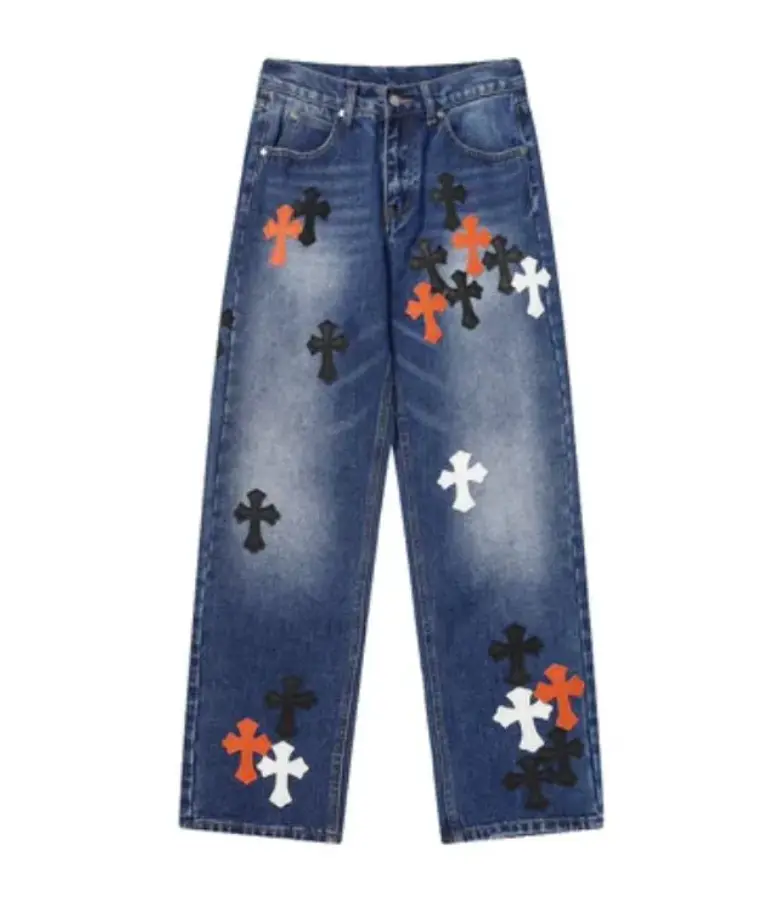 Chrome Hearts Blue Jeans