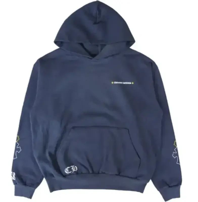 Blue Chrome Hearts Hoodie