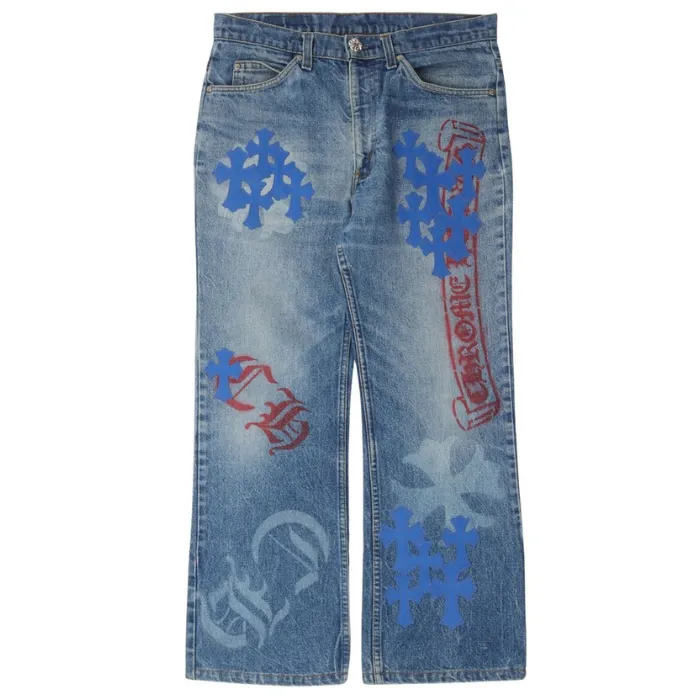 chrome hearts levi jeans chrome hearts levi jeans