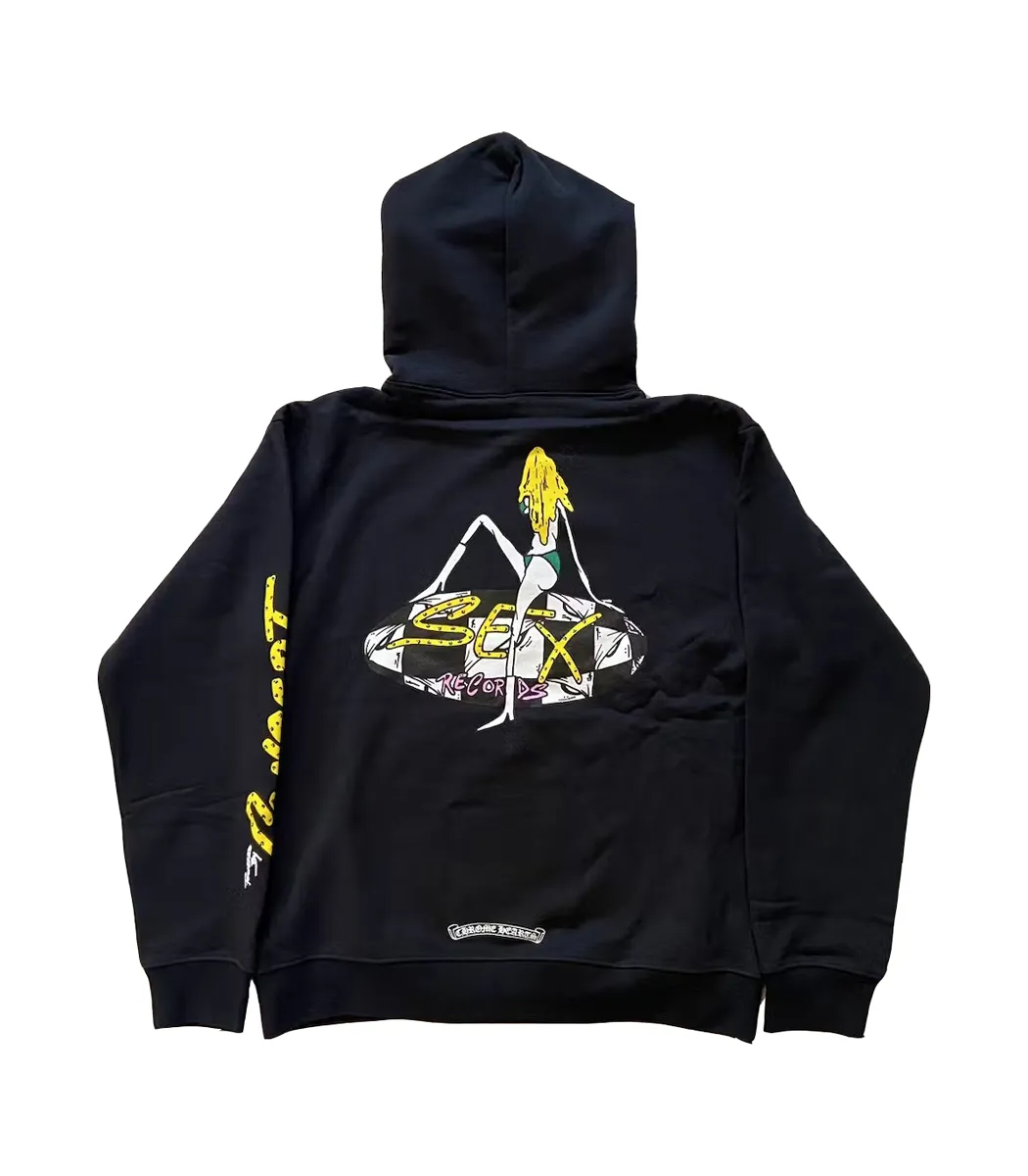chrome hearts sex records hoodie chrome hearts sex records hoodie
